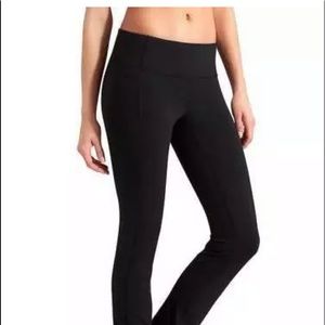 Athleta Straight Up Crop Capri Black Sz Small